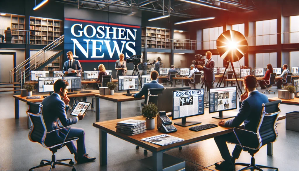 DALL·E-2025-03-01-08.37.10-A-professional-newsroom-with-journalists-working-on-articles-reporters-discussing-breaking-news-and-a-large-screen-displaying-the-Goshen-News-logo-1024x585 Goshen News: Everything You Need to Know in 2025